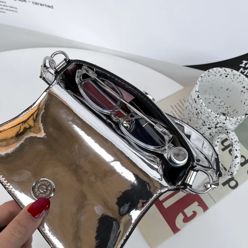 

Women Bag New Crossbody Bag 2021 Luxury Designer Bag High Quality Female Bag Pu Leather Laser Shoulder Bag Fashion Messenger Bag