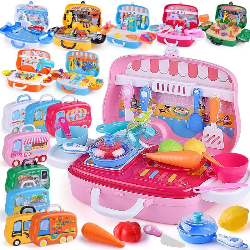 Детские кухонные игрушки Имитация посуда для приготовления пищи на платформе