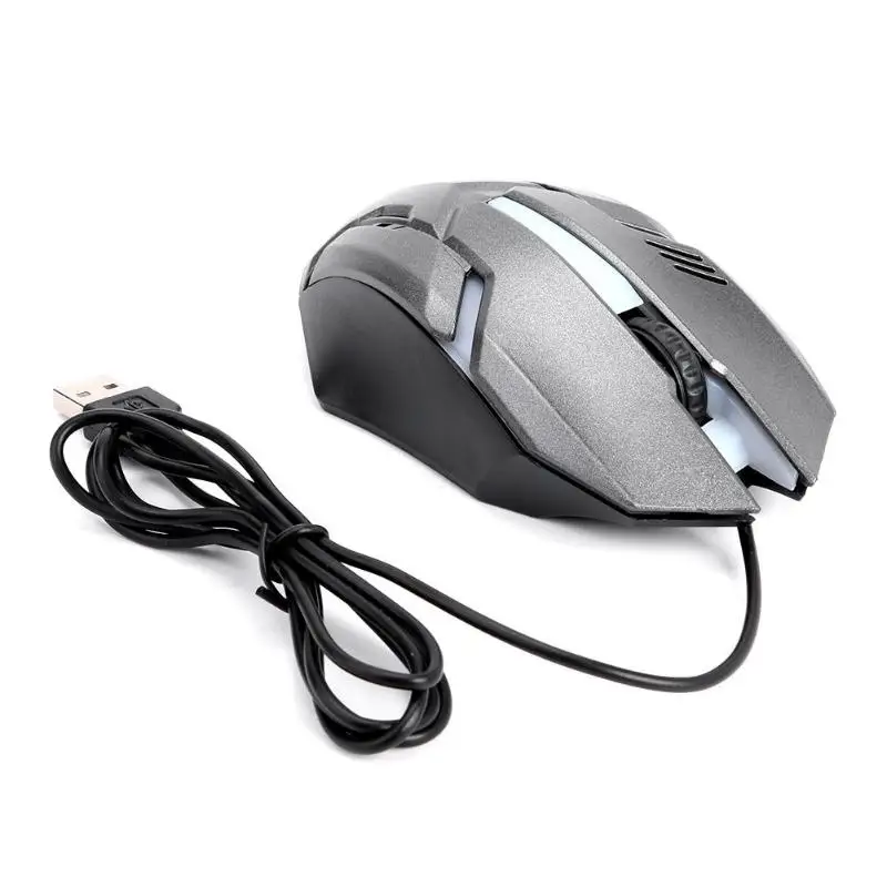 Проводная USB мышь X7 1200DPI светодиодный оптическая эргономичная игровая 3 кнопки