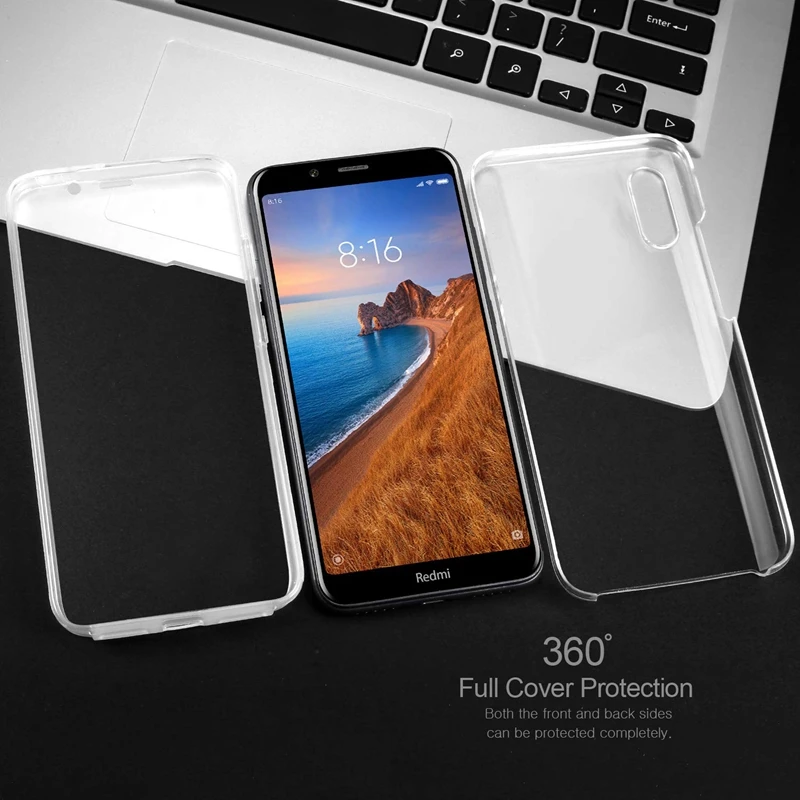 PC + TPU полный корпус прозрачный чехол для Xiaomi Mi CC9 9T A3 Lite REDMI K20 360 градусов