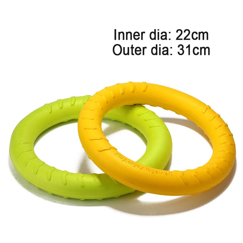 

31CM EVA Pet French Bulldog Puppy Ring Flying discs Pull-resistant Bite Floating Dog Toy Training Toys Pet Supplies
