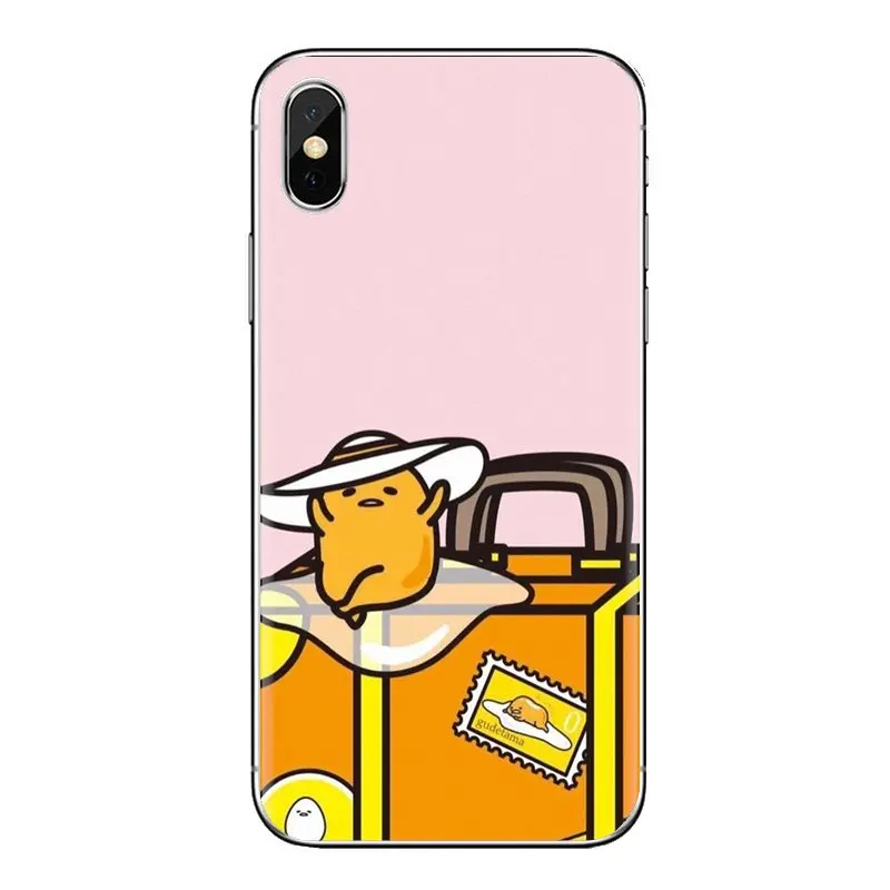 Японский мультфильм ленивое яйцо Гудетама мягкий чехол для huawei P Smart Y6 P8 P9 P10 Plus Nova