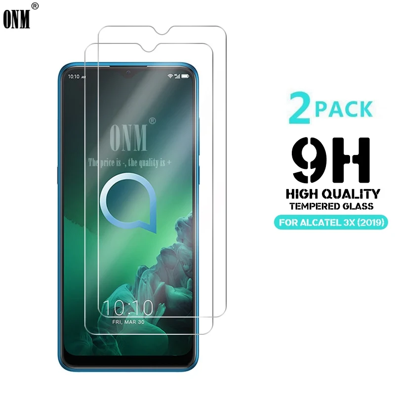 2 шт. закаленное стекло для Alcatel 3 3x1 S 1X1 V 3L защита экрана 9H закаленное стекло для Alcatel 1X3X3 V 5V стекло