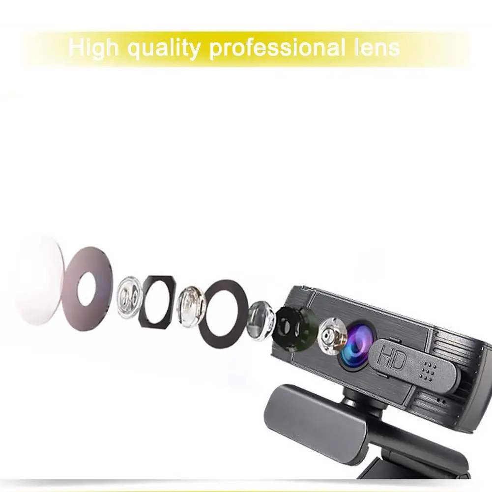 

H701 Webcam 1080p Webcam Cover Auto Focus Web Camera Web For Computer Microphone With Video Calling Camera M8R0