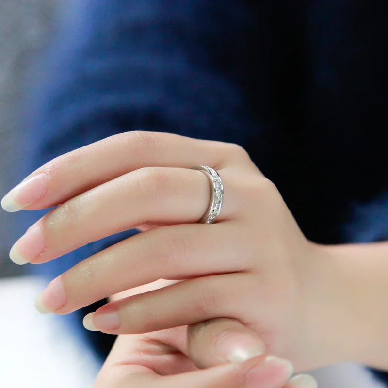 Кольца 18KGP из нержавеющей стали 316L для мужчин и женщин роскошные свадебные