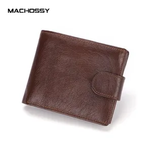 Кошелек мужской, короткий, из натуральной кожи, с отделением для монет и карт