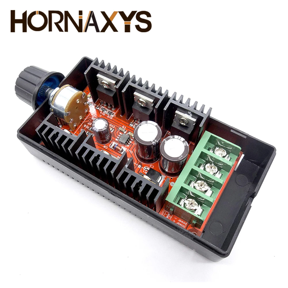 

12V 24V 48V 2000W MAX 10-50V 40A PWM HHO DC Motor Speed Control RC Controller Manufacturer Direct Supply