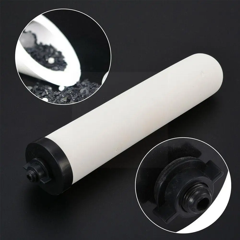 

Kitchen Water Filter Candle Faucet Desktop Activated Household Washable Ceramic Water Filters Carbon 10" Replacement Purifi W7E9