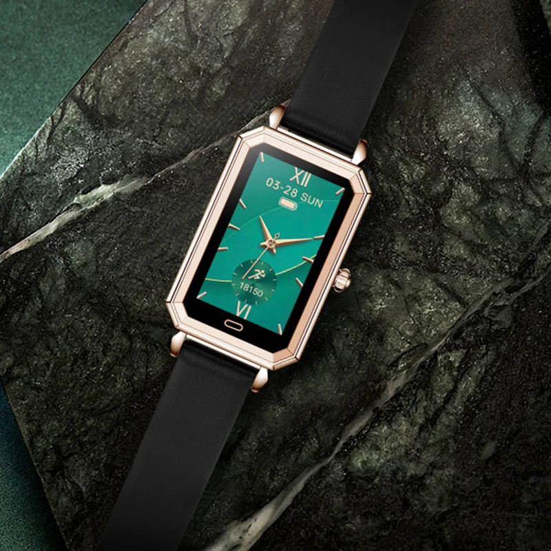 

2021 New IP68 Waterproof Smart Watch Women Lovely Bracelet Heart Rate Monitor Sleep Monitoring Smartwatch Connect IOS Android