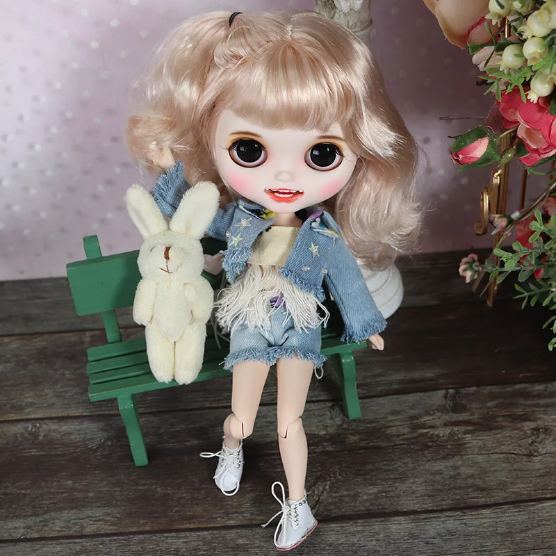 Кукла ICY 1/6 мягкие кудрявые волосы белая кожа 30 см шарнирное тело резные губы