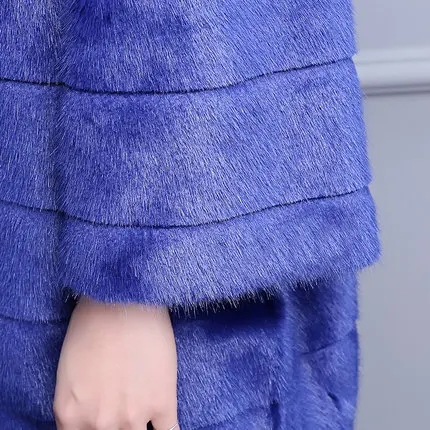 

Top Faux Women Slim Mink Fur Coat N91 high quality