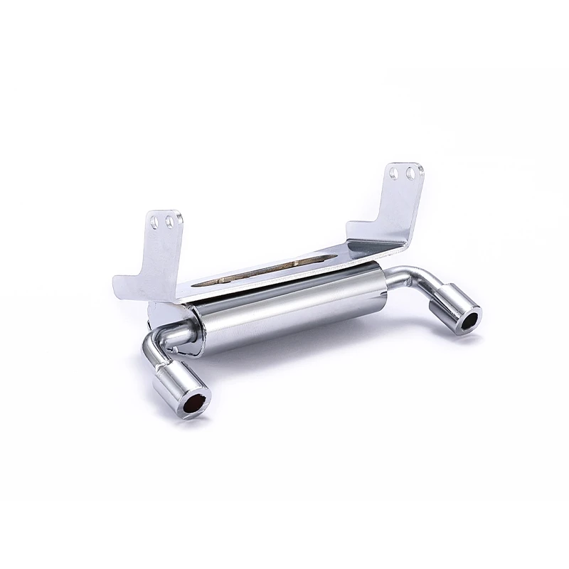 

Metal Exhaust Pipe Gas Vent Exhaust Manifold Fuel Tank for Traxxas TRX4 92076-4 Ford Bronco RC Crawler Upgrade Parts