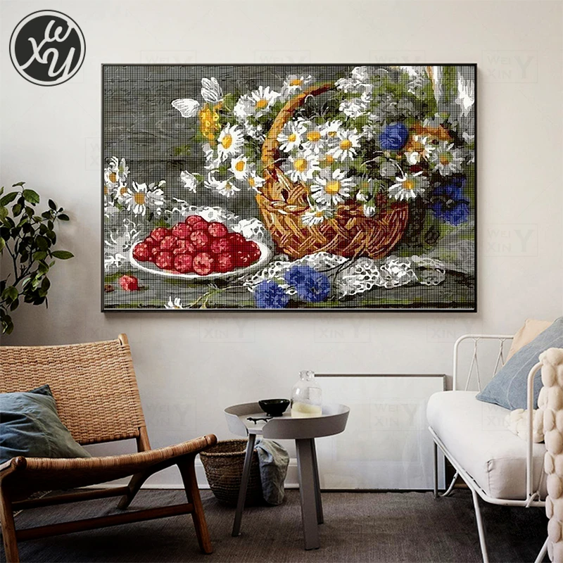 Алмазная живопись Пион цветок полный набор для вышивки крестиком взрослых