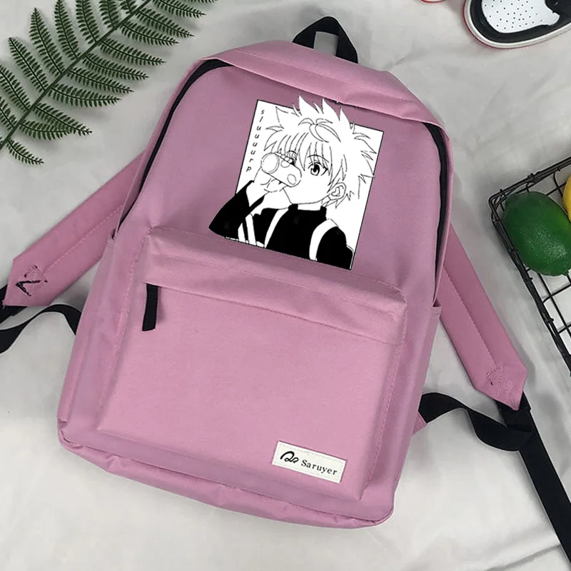 

Рюкзак Hunter x Hunter Hxh Killua Hisoka Kurapika mochilas, милые дизайнерские школьные ранцы для девочек в стиле аниме