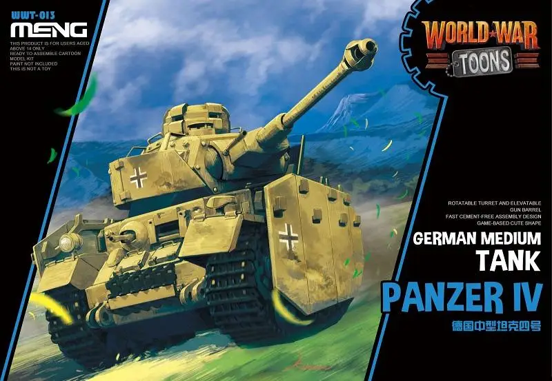 

Meng WWT-013 German Medium Tank Panzer IV Q Edition Plastic Assembly Model 2018