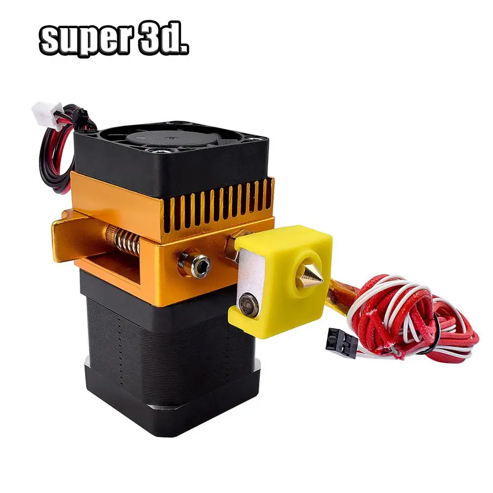 Экструдер для 3D принтера MK8 MK9 улучшенный экструдер Hotend с шаговым сопло мотора 1 75
