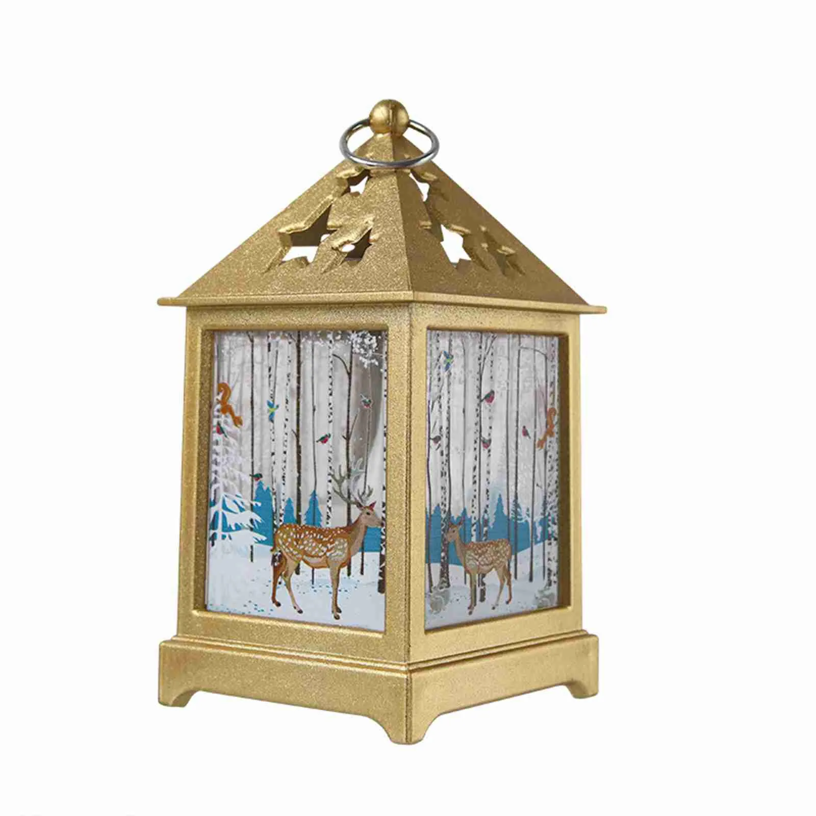 Рождественский Настольный подсвечник украшение для украшения праздничный