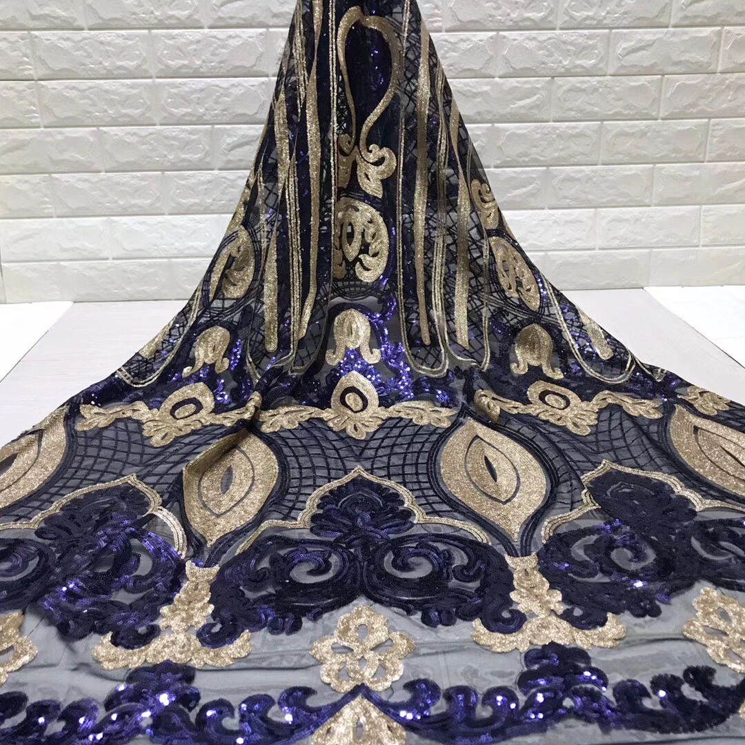 

French Embroidered Lace For Wedding Party Dress 2019 High Quality African Tulle Lace Nigerian Net Lace Fabrics