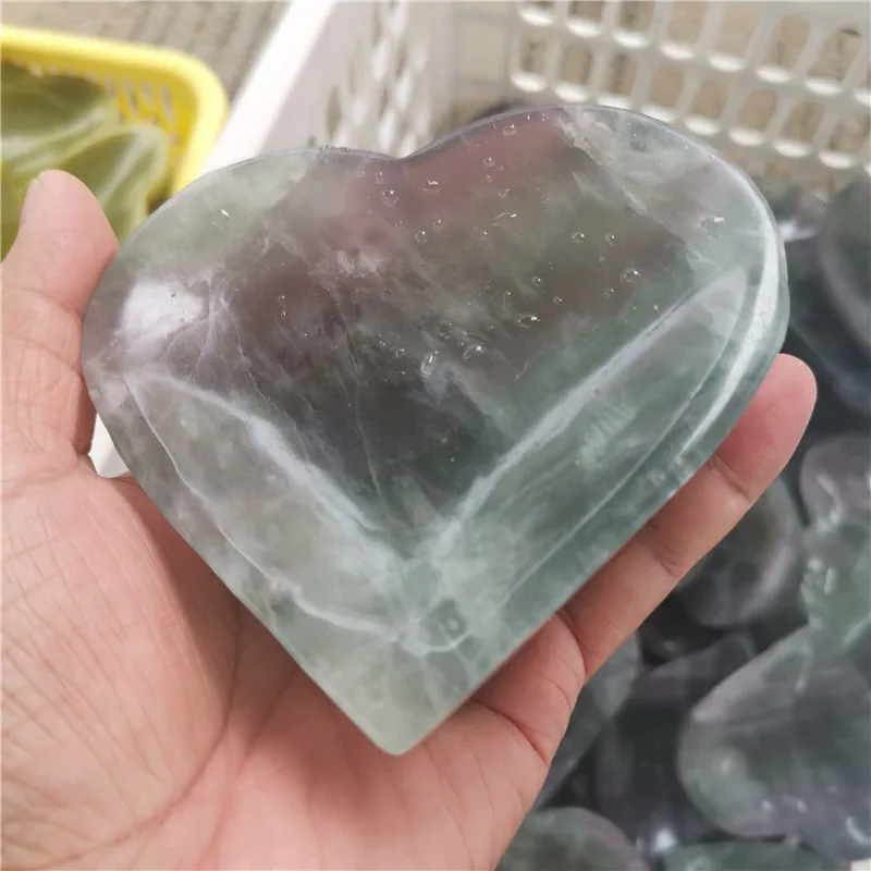 

Natural jade love bowl, crystal transparent, decoration must be the first choice