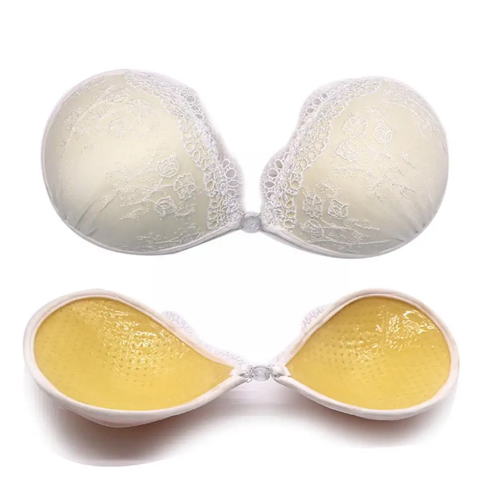 

Strapless Bra Sexy Lace Bra Breast Lift Tape Push Up Nipple Party Cover Pads Invisible Adhesive Underwear Dress For Female V2W7