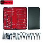 Пинцет для пупка, инструмент из нержавеющей стали с треугольными плоскогубцами, с прорезями, Для Пирсинга Ушей, носа, татуировок, 816 шт.