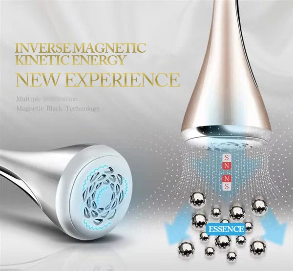 

Household Eye + Facial Massager, Whitening Brightening + Firming Skin Magnetic Introduction Mask (Gold)