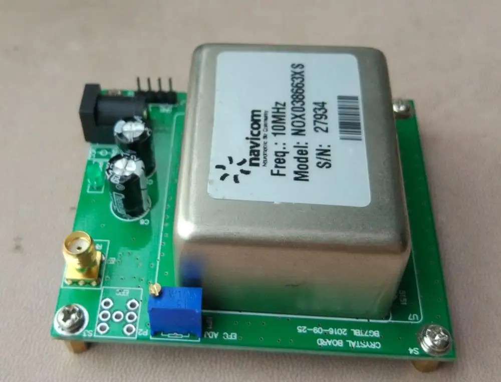 Free shipping 10MHz OCXO Crystal Oscillator Frequency Standard Reference with Board 7DBM SMA