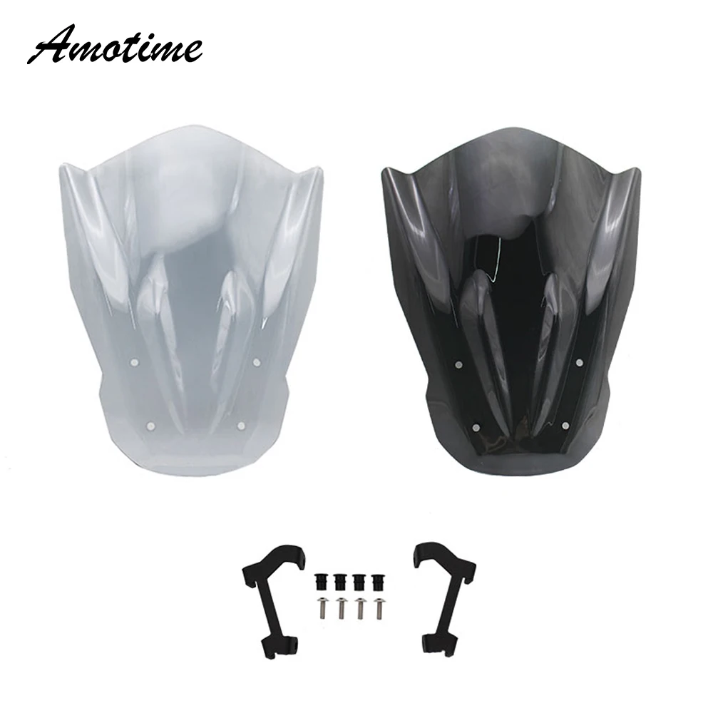 Лобовое стекло с монтажным кронштейном для YAMAHA MT07 MT 07 2014 2015 2016 2017 FZ FZ07