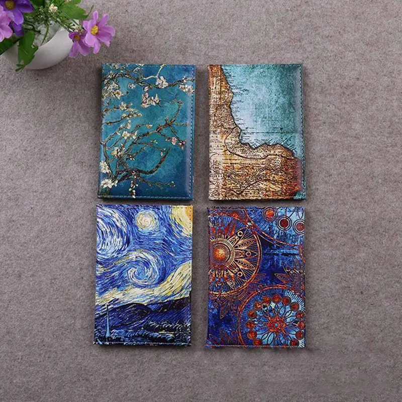 Цветочный чехол для паспорта кошелек сумка путешествий аксессуары женщин и