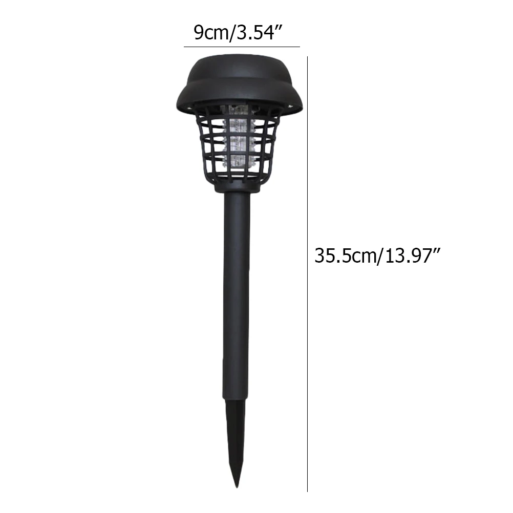 

Solar Powered Mosquito Killer Lamp Solar LED Light Outdoor Garden Mosquito Killer Lamp Path Lighting