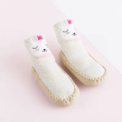 

Осенне-зимние короткие носки для маленьких девочек и мальчиков Нескользящие Детские носки для малышей с мультяшным принтом милый ребенок н...