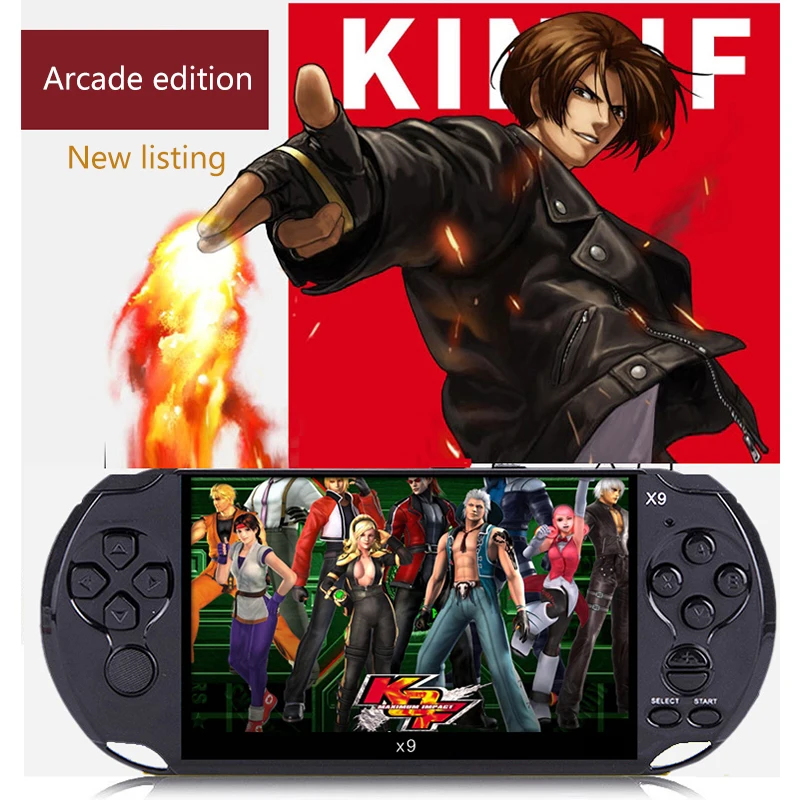 Игровая приставка для видеоигр X6 psp портативная ретро игра экран 5 1 дюймов Mp4