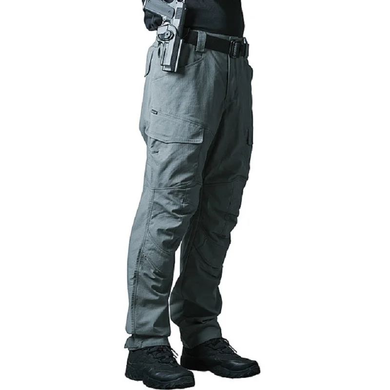 Тактические Брюки армейские мужские камуфляжные брюки для бега размера плюс с