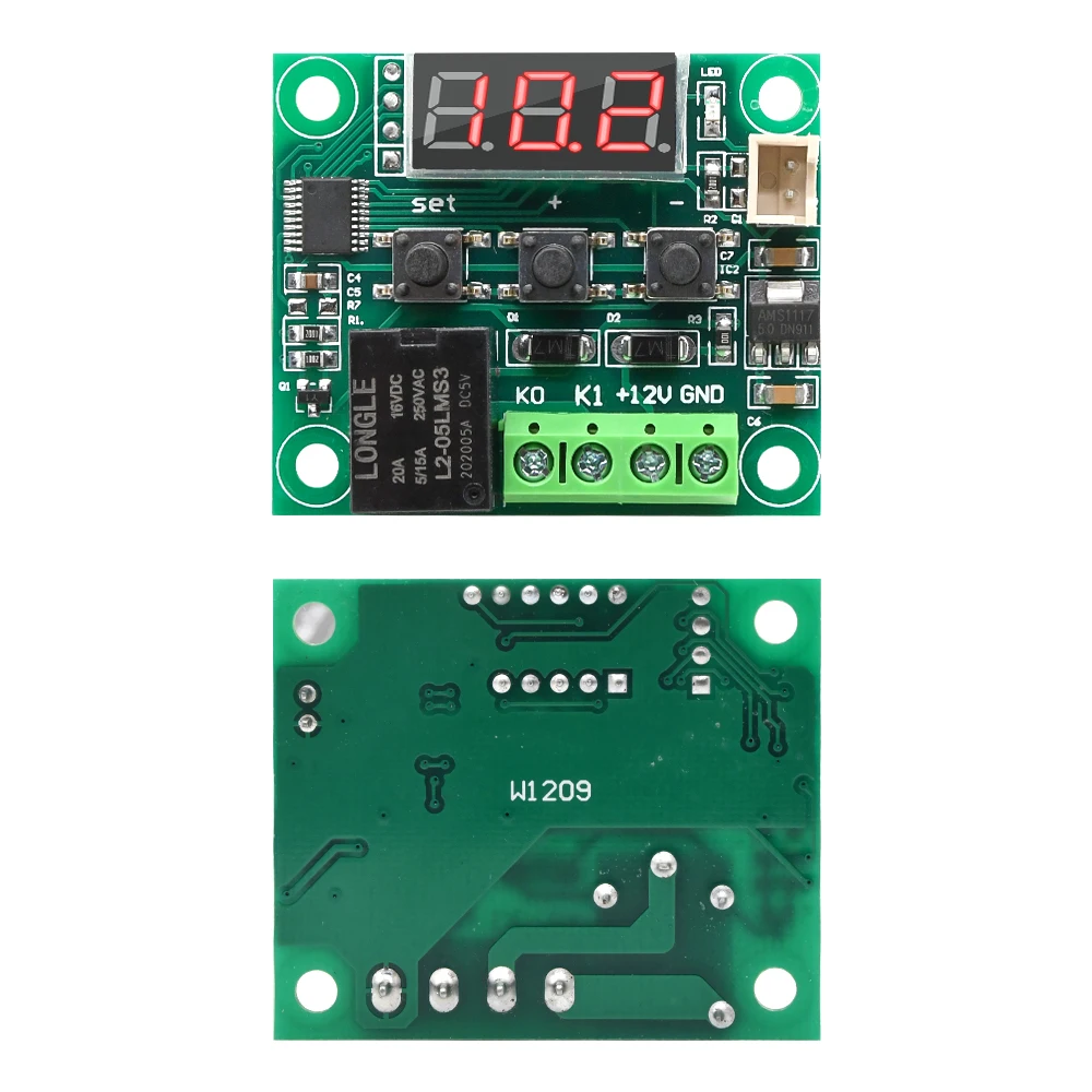 СВЕТОДИОДНЫЙ цифровой переключатель diymore W1209 модуль регулятора температуры