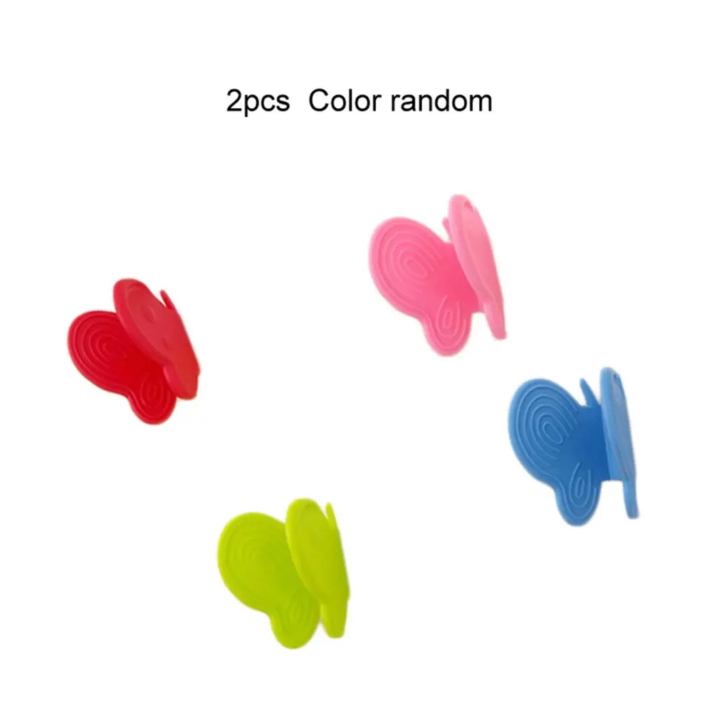 Теплоизоляционный лоток-бабочка с силиконовым зажимом анти-обжигающий лоток 2