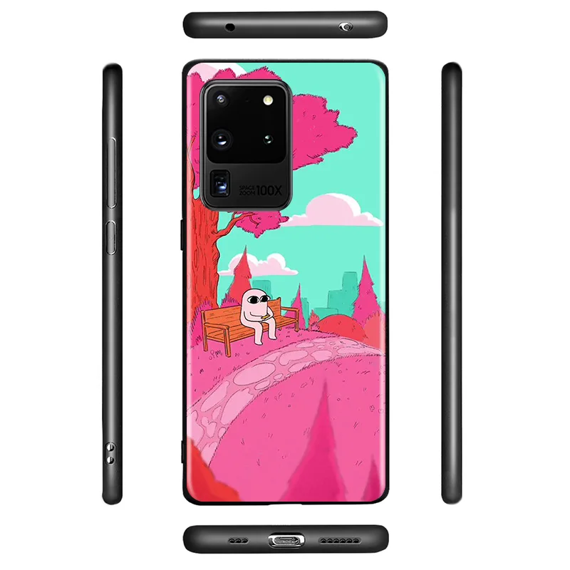 

Funny Cute Cartoon Character For Samsung Galaxy A31 A51 A71 A91 A12 A32 A42 A52 A72 A02S A22 A01 Core Black Phone Case