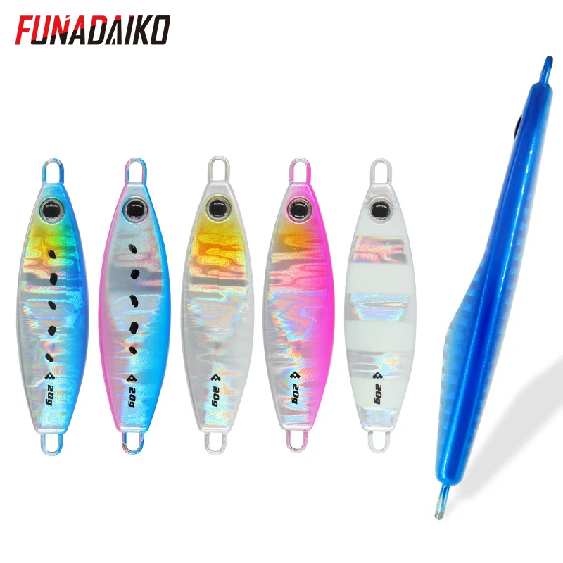 FUNADAIKO 5 шт./лот свинцовая блесна дергающаяся приманка блесны искуственные паллет