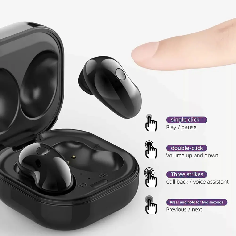 

S6 TWS Bluetooth Earphone Wireless Stereo Headphones Sports Handfree Earbuds With Microphone For Samsung Galaxy Buds Live Pro