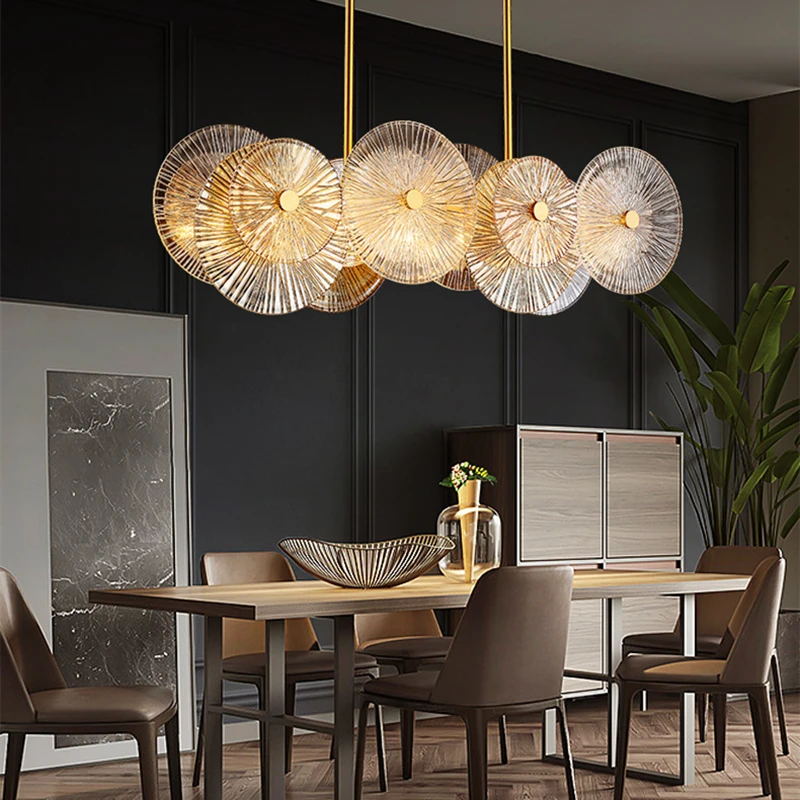 Comprare Post-moderno Di Lusso Leggero Semplice Soggiorno Nordico, Sala Da Pranzo, Camera Da Letto, Casa Da Tè, Lampade E Lanterne In Vetro Personalizzate