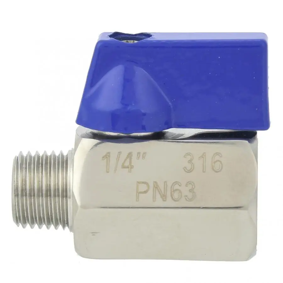 Шаровой кран BSPP с наружной/внутренней резьбой 2 ходовой запорный клапан для