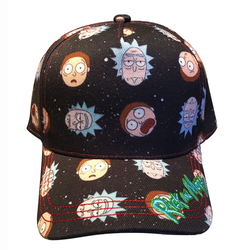 Rick Hat Mr. Meeseeks Whimsy Pickle Регулируемая Кепка для бейсбола в стиле хип-хоп парусиновая