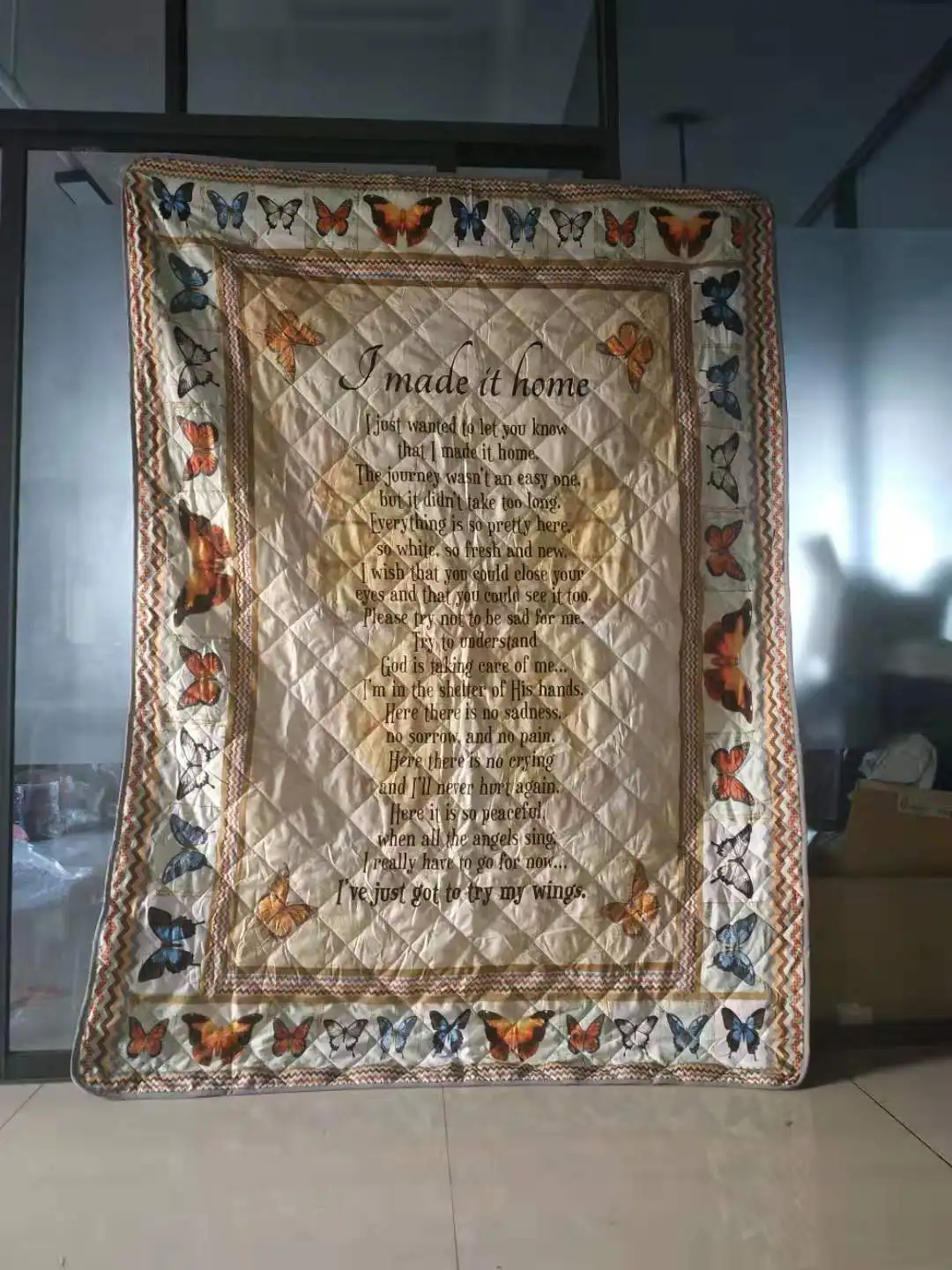 JaneYU я сделала его домой 3D печатных Стёганое одеяло Одеяло Queen 180x200 см Размеры