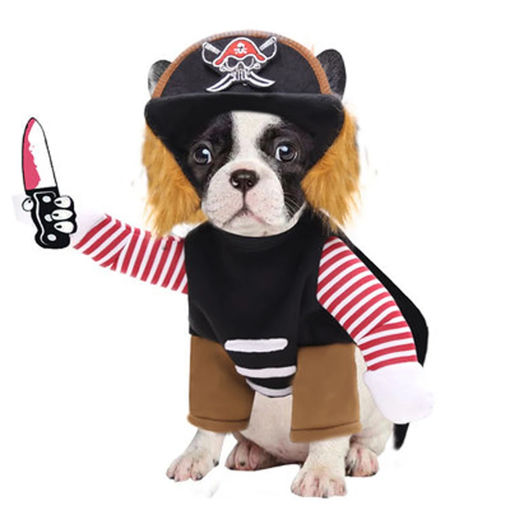 

Halloween Pet Clothing Cat Dog Cosplay Clothes For Small Dogs Costume Christmas Funny Pet Party Outfits Wig Clothes For Cat Dog