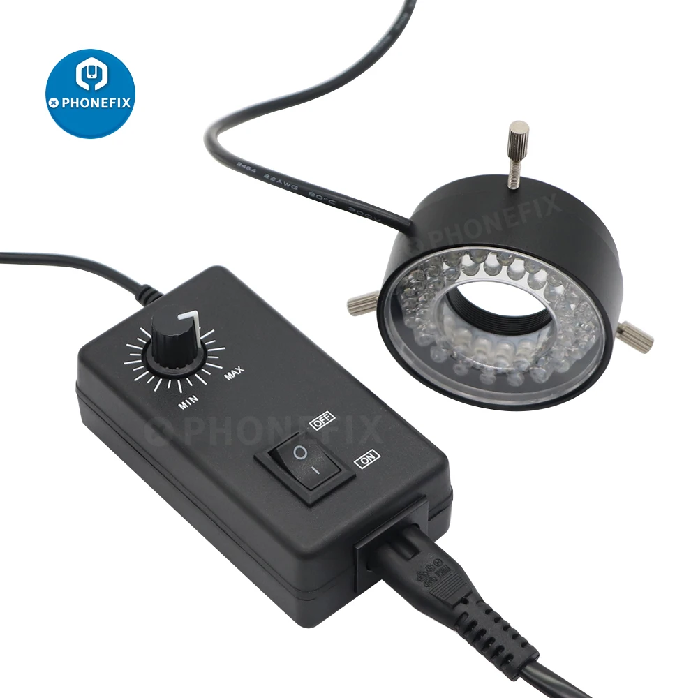 

Microscope light source LED ring white light ccd industrial camera visual inspection 40lamp bead diameter for Digital Microscope