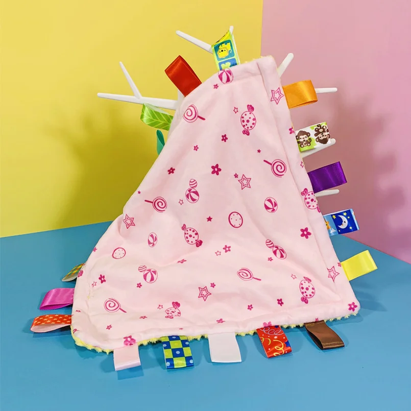 

baby toys 0-12 months soft Toddler appease towel Stuffed Pink lollipop toy with Teethers babies crib mobile toy for stroller