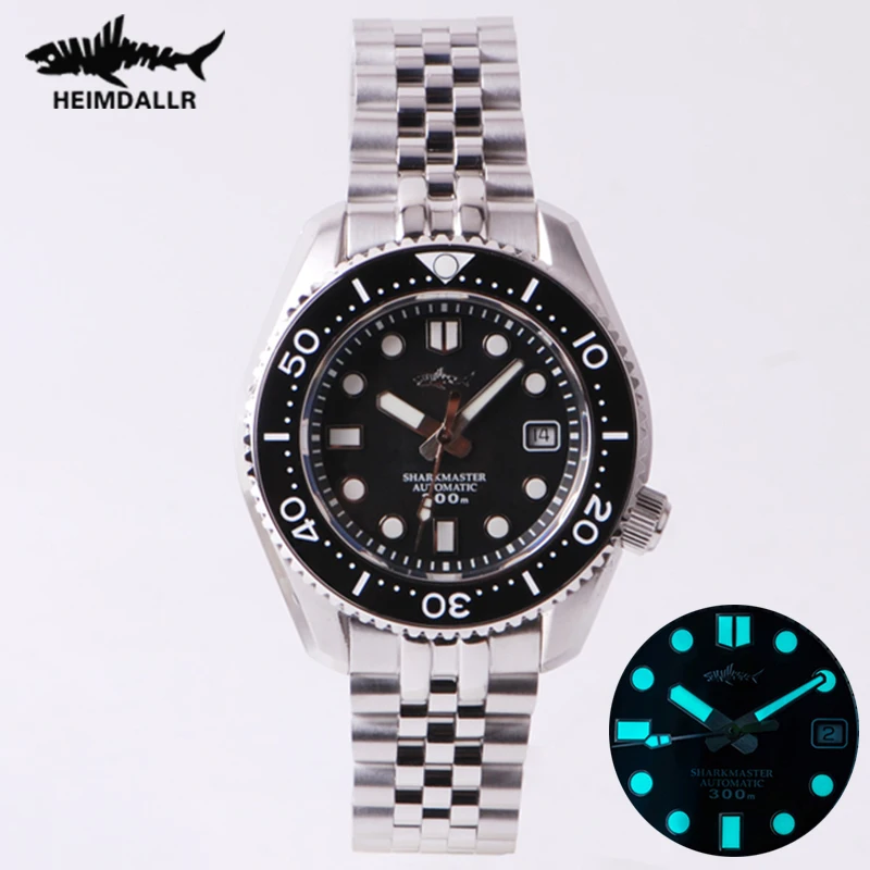

HEIMDALLR SBDX001 Watch Men Automatic Business Watch Sapphire BGW-9 Luminous Hands 30bar Waterproof Dive Mechanical Wristwatch