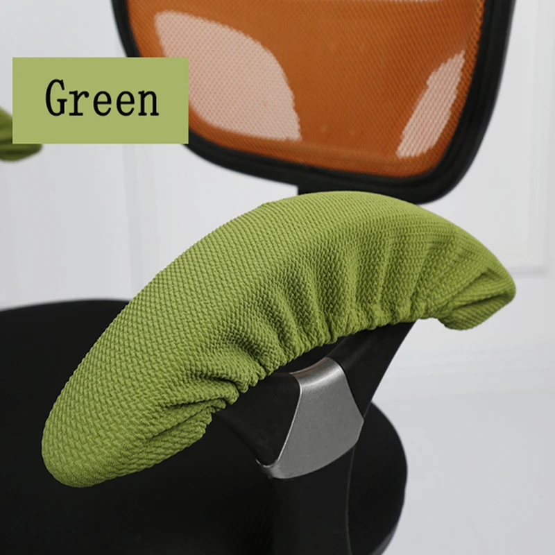 Новый стиль 1 пара эластичный чехол для подлокотников с вышивкой офиса на