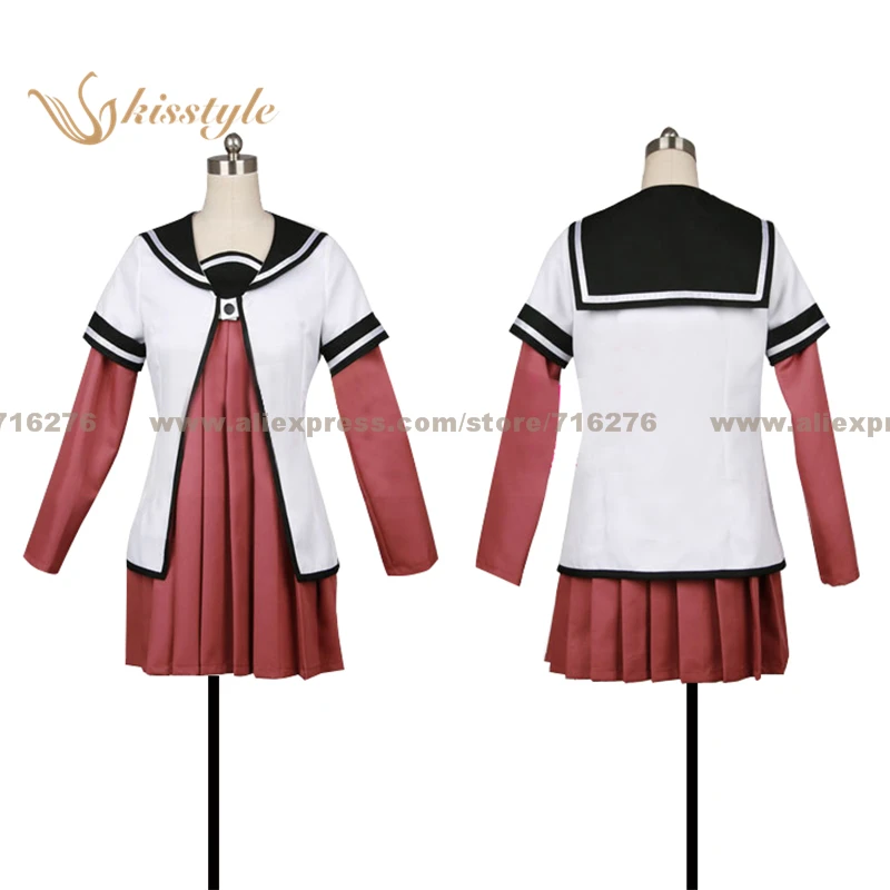 Kisstyle модная форма для девочек средней школы YuruYuri Nanamori одежда косплея на заказ| |