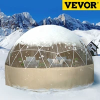 vevor bubble tent garden igloo polyester 12ft pvcmeshfabric canopy walk on the terrace dome outdoor sunbubble backyard bubble
