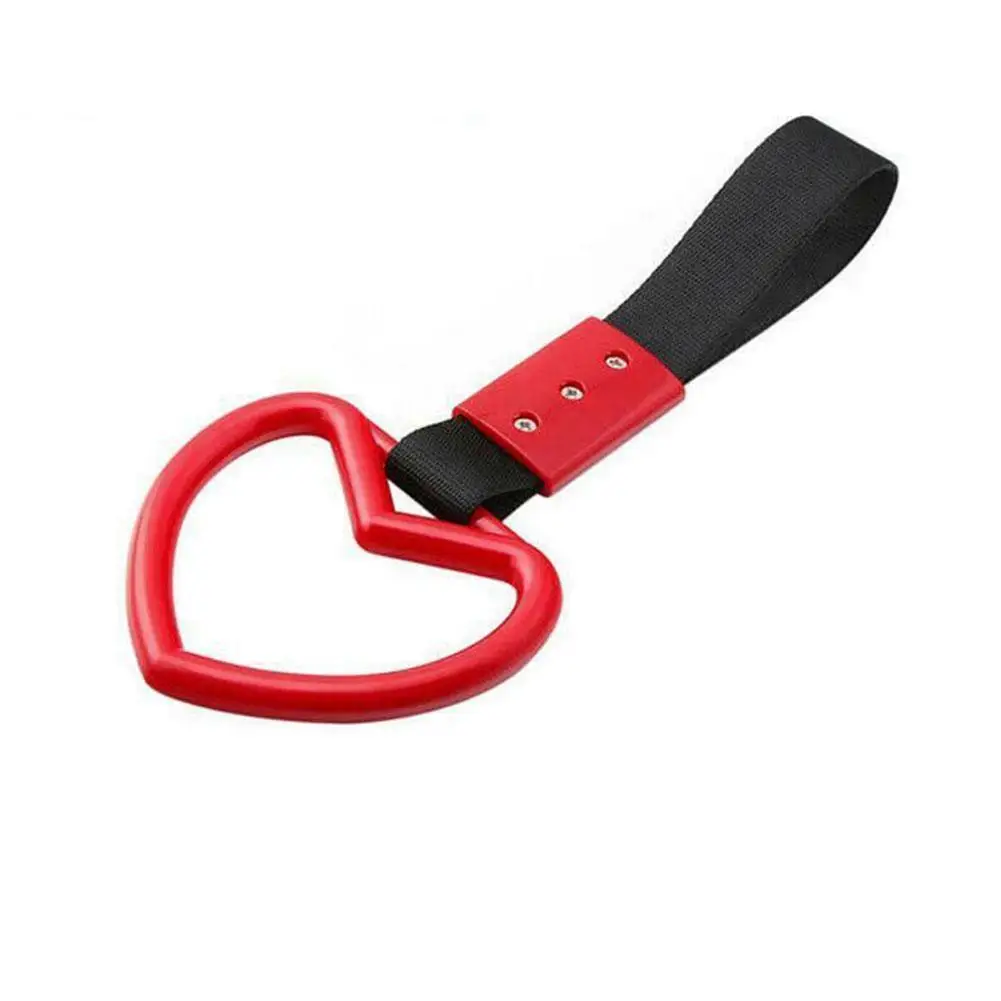 

Nylon Strap Car Tow Ring Handle Strap Charm Round JDM Tsurikawa Ring Subway Train Bus Handle Strap Charm Drift Toy Car Styling